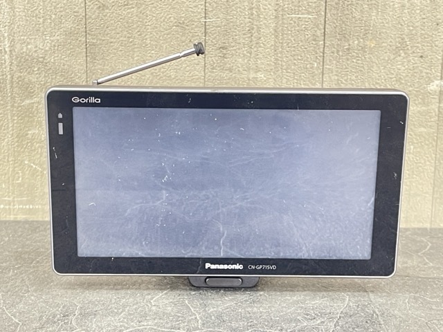 パナソニック ゴリラ カーナビ 【中古】動作保証 Panasonic Gorilla CN-GP715VD カー用品 ブラック/57560_画像2