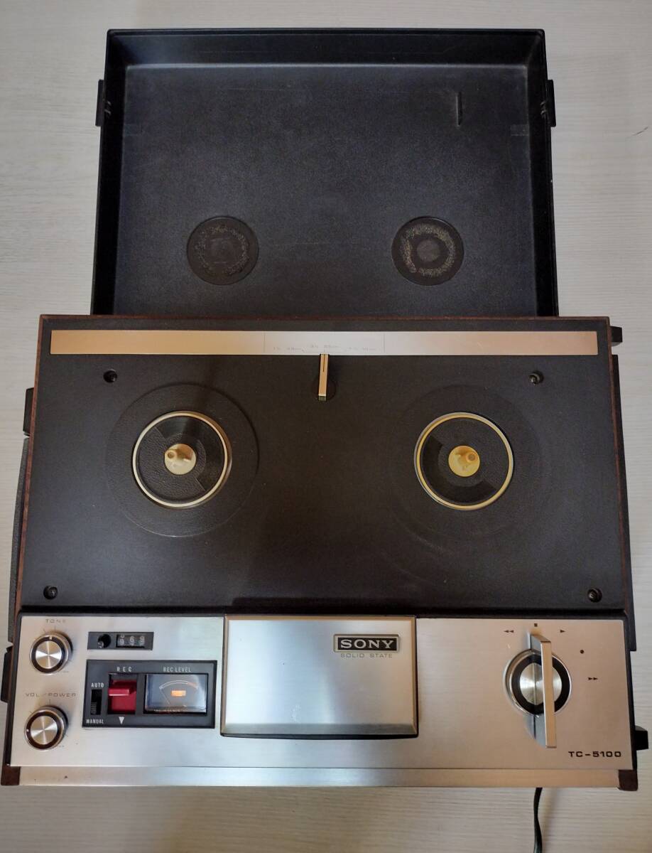 *** SONY( Sony ) TC-5100 ( price manufacture year etc. unknown ) open reel deck operation goods, but Junk.. ***