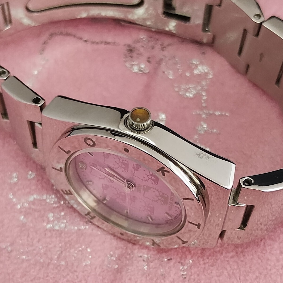 HELLO KITTY millenium Hello Kitty 2000 год память официальный выпуск товар ограниченая версия часы женские наручные часы Sanrio редкость Vintage 