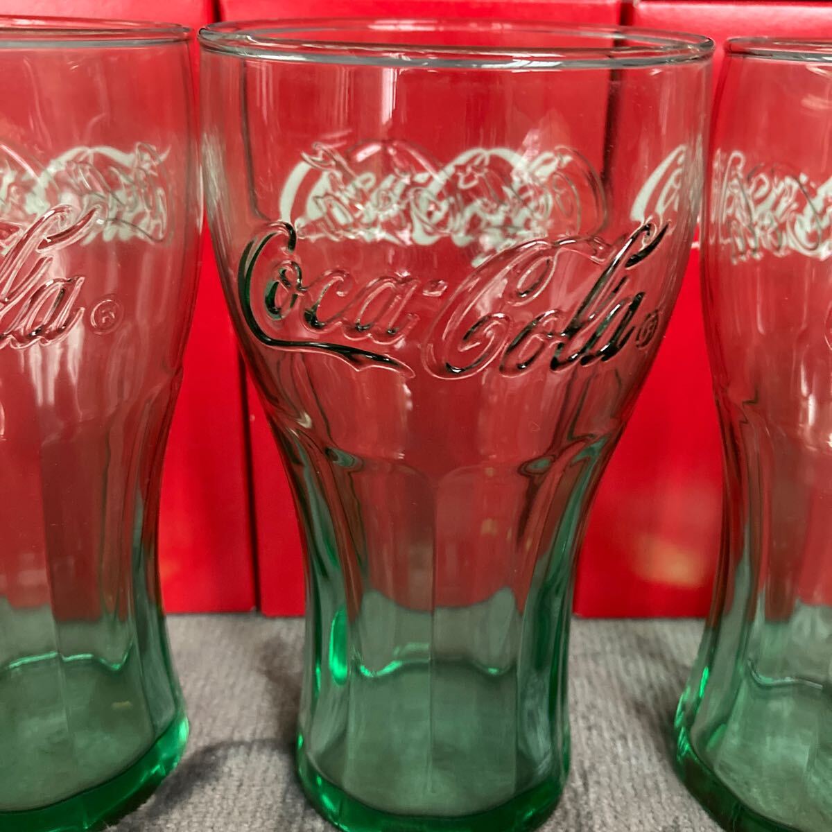 コカ・コーラ グラス 4個セットグラス コップ Coca-Cola コカコーラ ※送料無料_画像2