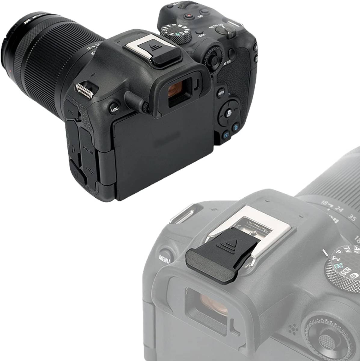 キャノン Canon EOS マルチアクセサリー シューカバー ER-SC2 互換品 ホットシューカバー 保護カバー Hot Shoe Cover ２個_画像5