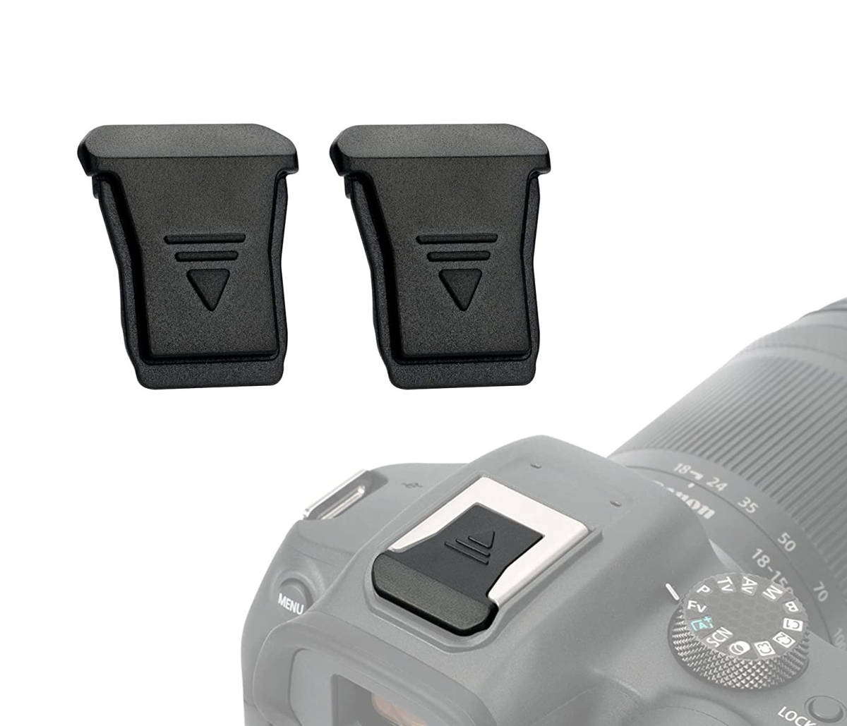 キャノン Canon EOS マルチアクセサリー シューカバー ER-SC2 互換品 ホットシューカバー 保護カバー Hot Shoe Cover ２個_画像1
