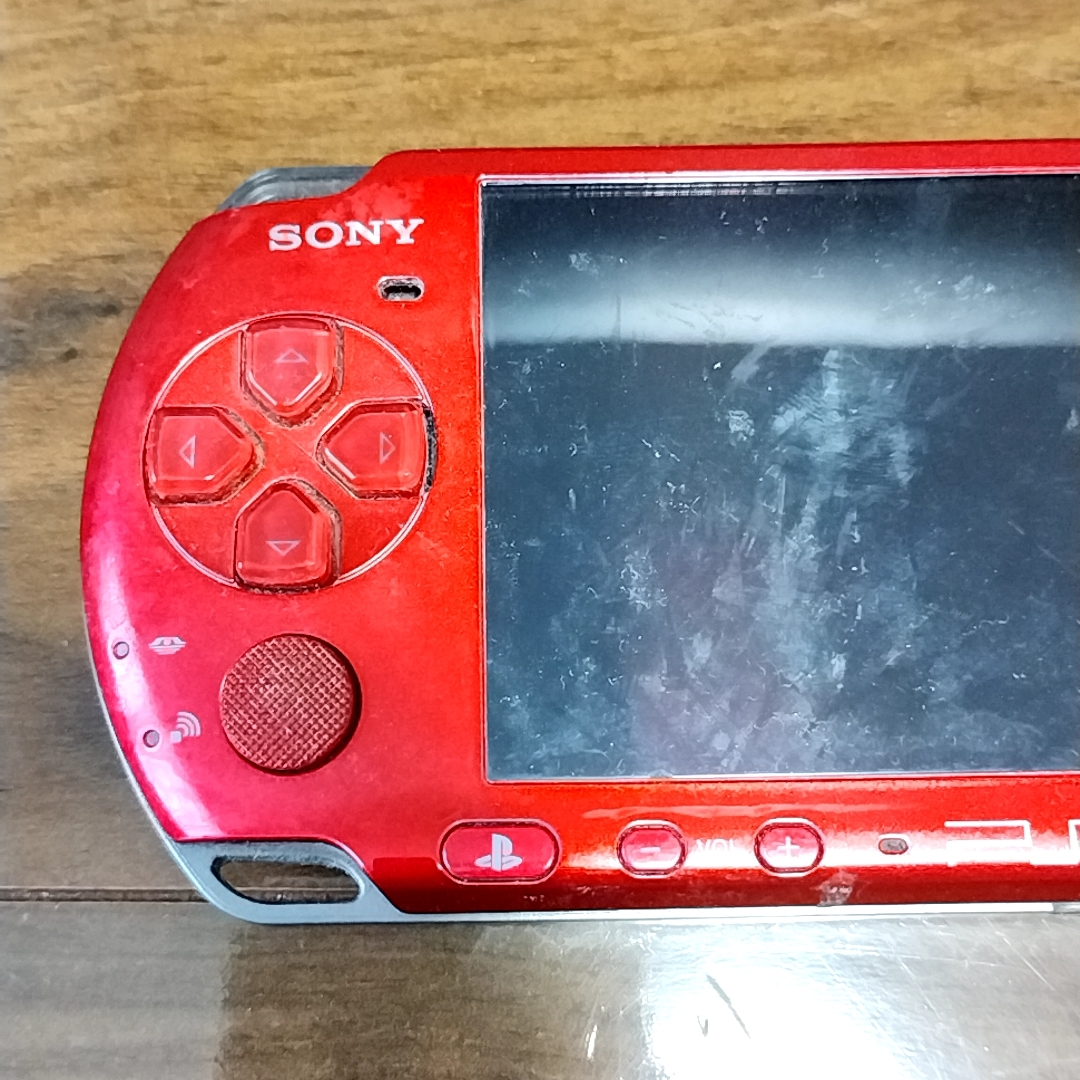 PSP プレイステーション・ポータブル本体 ラディアントレッド PSP-3000 sony ソニー_画像2