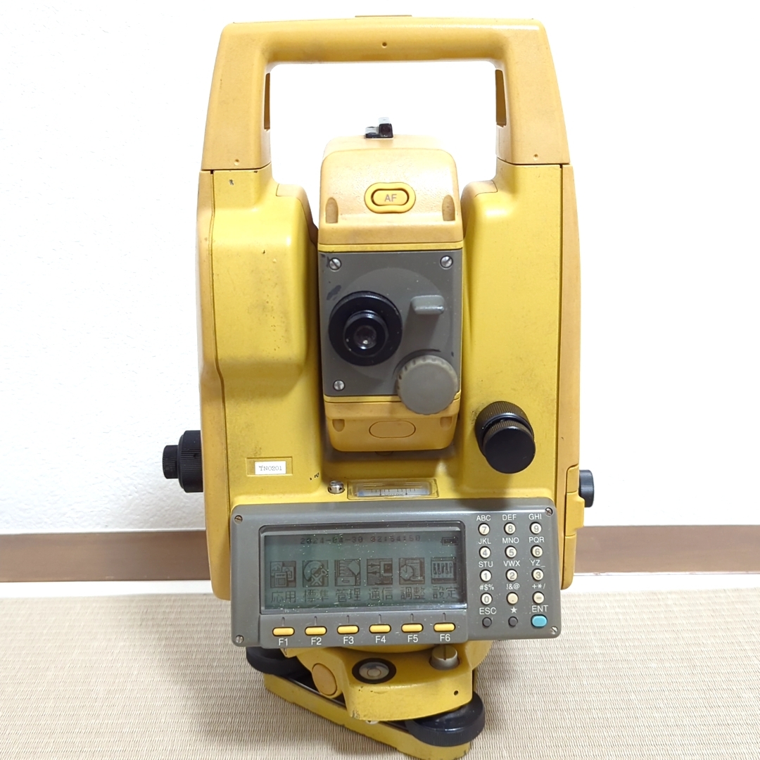 ★通電OK★ TOPCON GTS-603AF トプコン トータルステーション 測量機器 ケース付き バッテリー2個付き_画像4