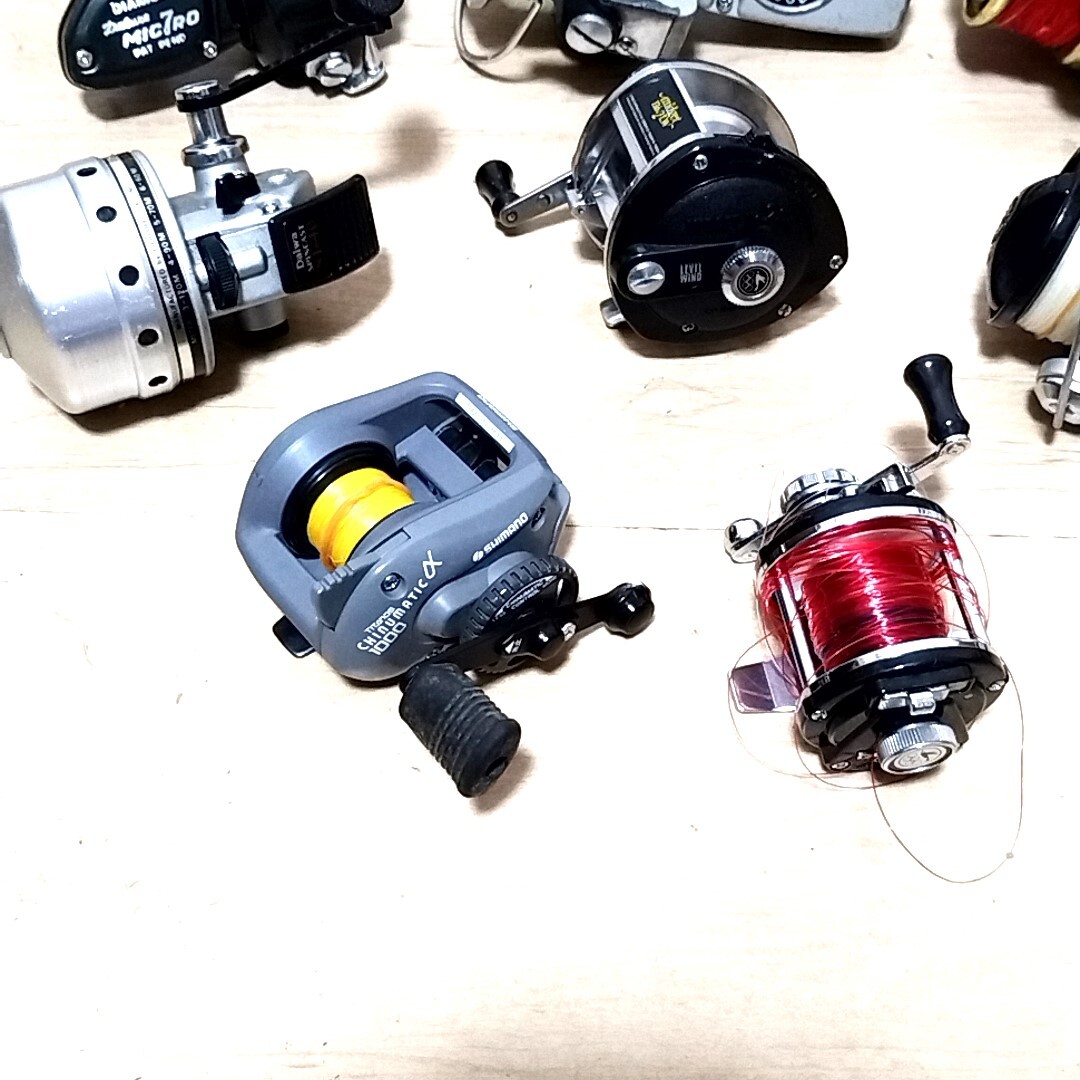 * продажа комплектом * катушка 10 пункт Shimano морской лещ matic бриллиант Deluxe Daiwa Mini литье Sprinter Olympic Midget и т.п. 