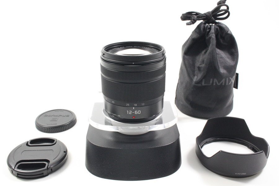 【 HORITA CAMERA 】AB(美品) 2971 Panasonic LUMIX G VARIO 12-60mm F3.5-5.6 ASPH. POWER O.I.S. 106422 パナソニック 広角 ケース付き_画像1