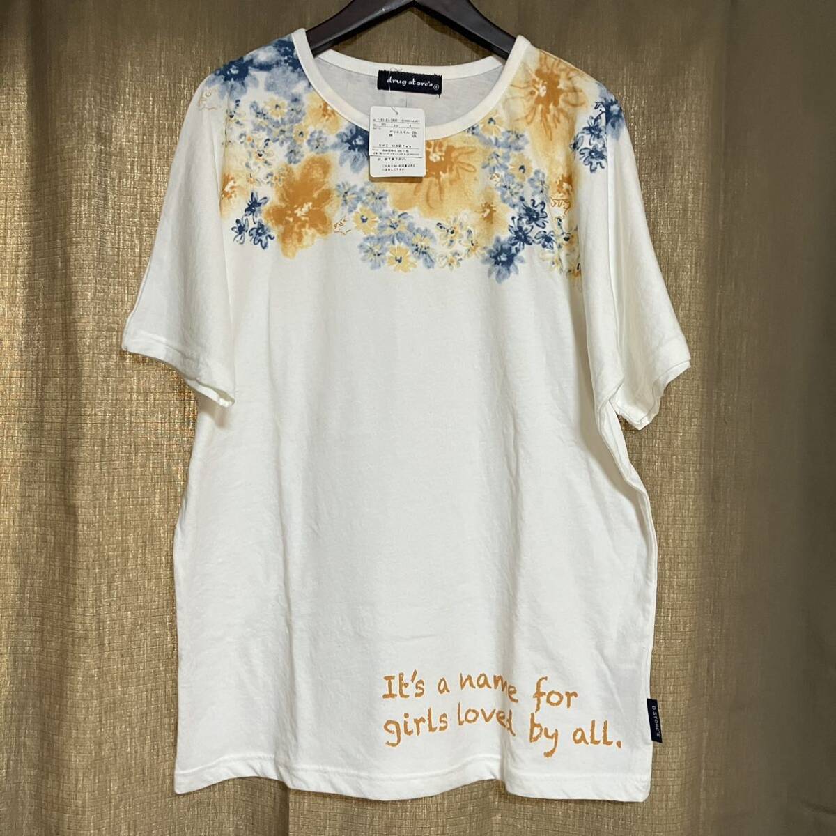 昨年購入新品 ドラッグストアーズ 半袖 Tシャツ 白 サイズ4 drug store's☆ネコポス無料の画像1