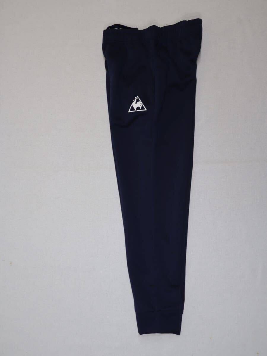  【新品】ルコックスポルティフ(lecoqsportif)(キッズ)ジャージ ガールズ ウォームアップロングパンツ QMJPJG32XB ネイビー ジュニア140_画像3