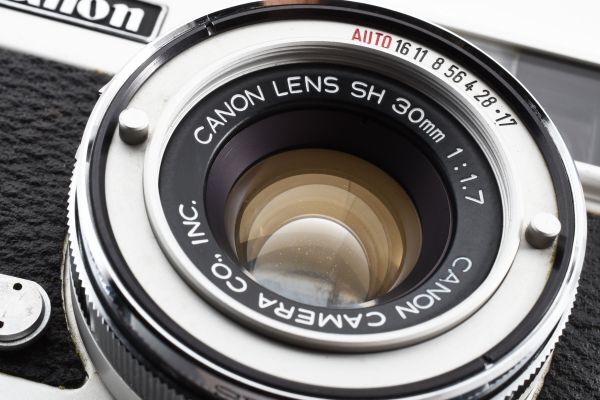 [良品]キヤノン CANON Demi EE17 35mm ハーフフレーム フィルムカメラ with SH 30mm f/1.7 2134069_画像7