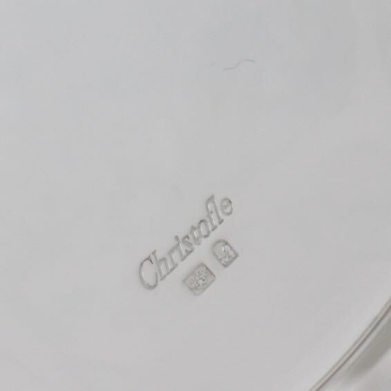 クリストフル christofle バターディッシュ バターケース クロッシュ 箱付き シルバー 銀器 テーブルアイテム 蓋つき プレート_画像8