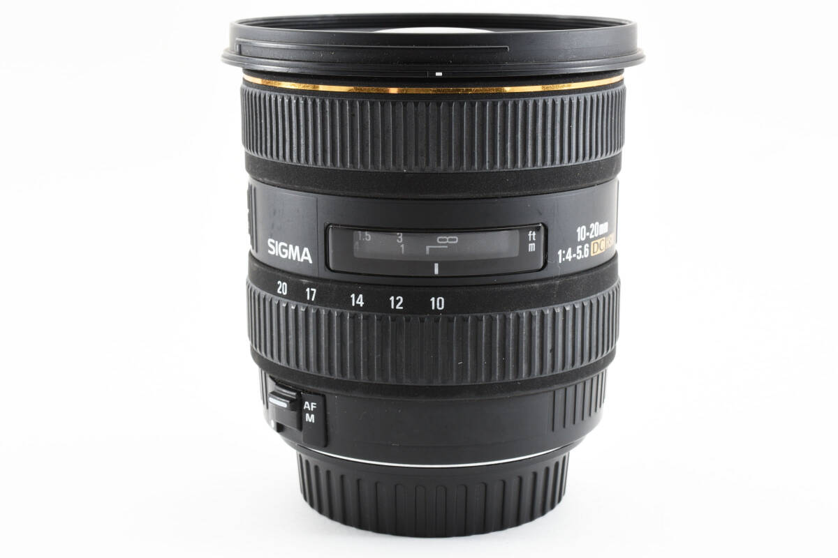 【美品】キャノン用 SIGMA 10-20mm f/4-5.6 EX DC HSM Wide Angle Zoom For Canon オートフォーカス 6116_画像8