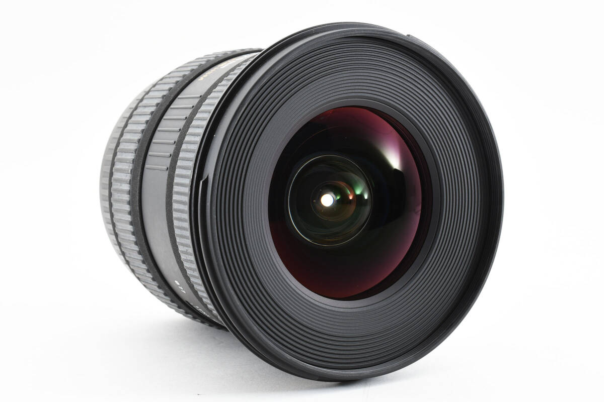 【美品】キャノン用 SIGMA 10-20mm f/4-5.6 EX DC HSM Wide Angle Zoom For Canon オートフォーカス 6116_画像3