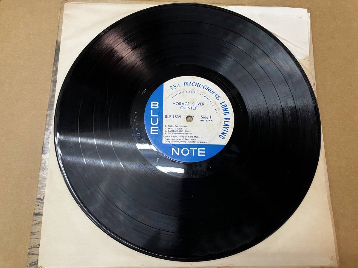 Horace Silver quintet- 6 pieces of Silver LP Blue Note 1539 RVG刻印_画像4