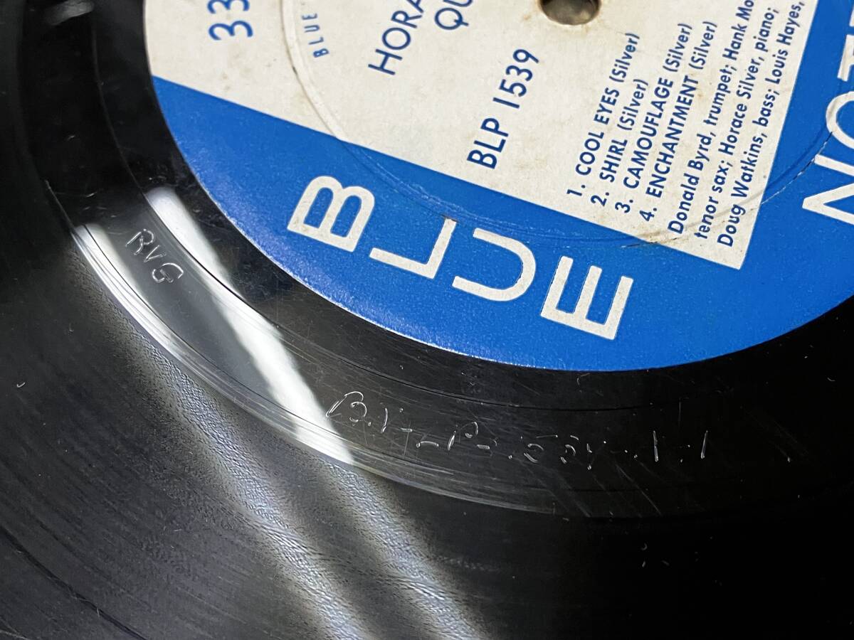 Horace Silver quintet- 6 pieces of Silver LP Blue Note 1539 RVG刻印_画像5