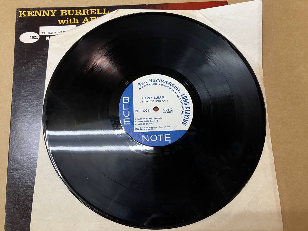 KENNY BURRELL - At the five spot cafe LP Blue Note BLP 4021_画像4