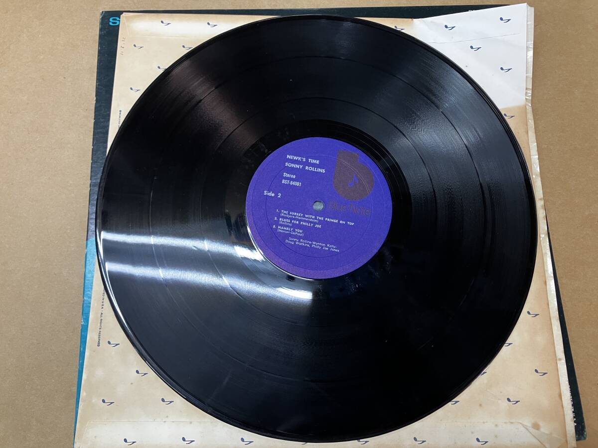 SONNY ROLLINS - NEWK'S TIME LP Blue Note BST 84001 BLP 4001_画像5