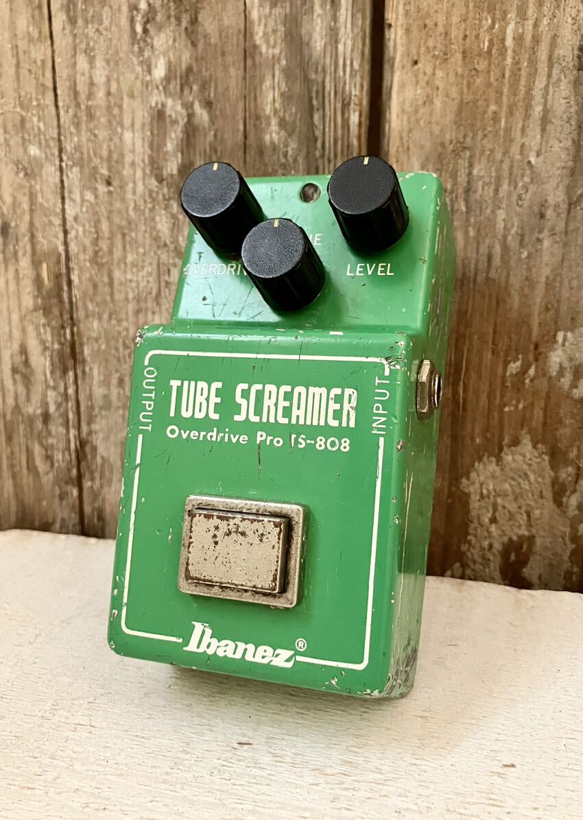 レア 1980〜1981年製 艶有NM4558D搭載 Rロゴ ハイフン有 Ibanez TS-808 TS808 オーバードライブ Tube Screamer