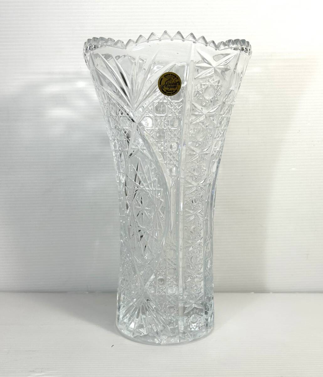 Cristal ｄ’arques クリスタルダルク フランス FRANCE CHESNAY 花瓶 新品_画像1