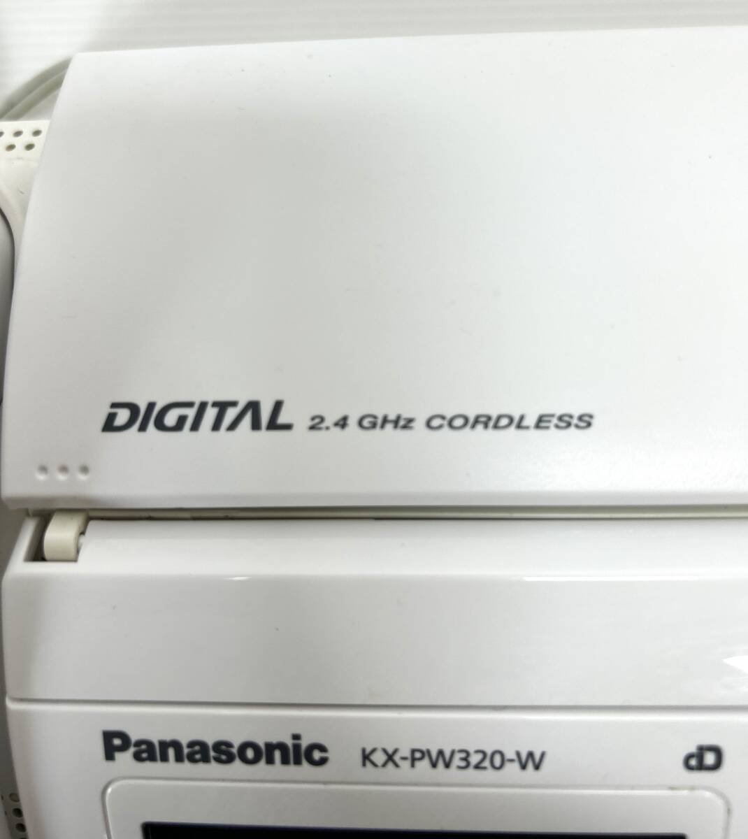 Panasonic 電話機 ファックス　おたっくす　KX-PW320-W 親機 子機１個セット　中古_画像7