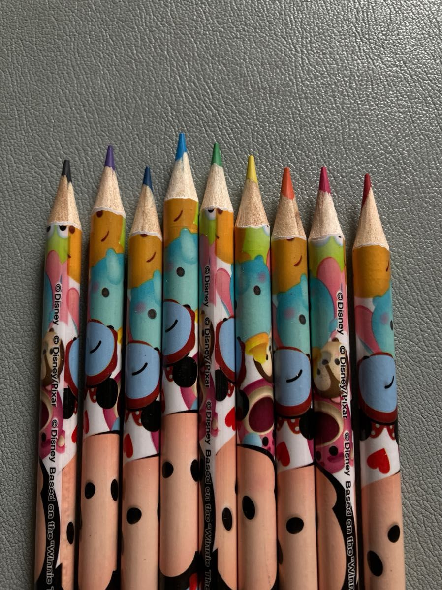 ディズニーツムツム10色　色鉛筆