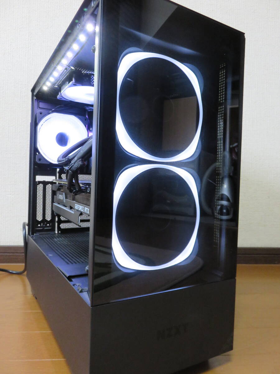 RTX3080搭載！！　自作LEDゲーミングPC！　　　　i9 10850K / 32GB / 512GB NVMe / 2TB HDD / RTX 3080 / Win11　　_前面は強化ガラスパネルです