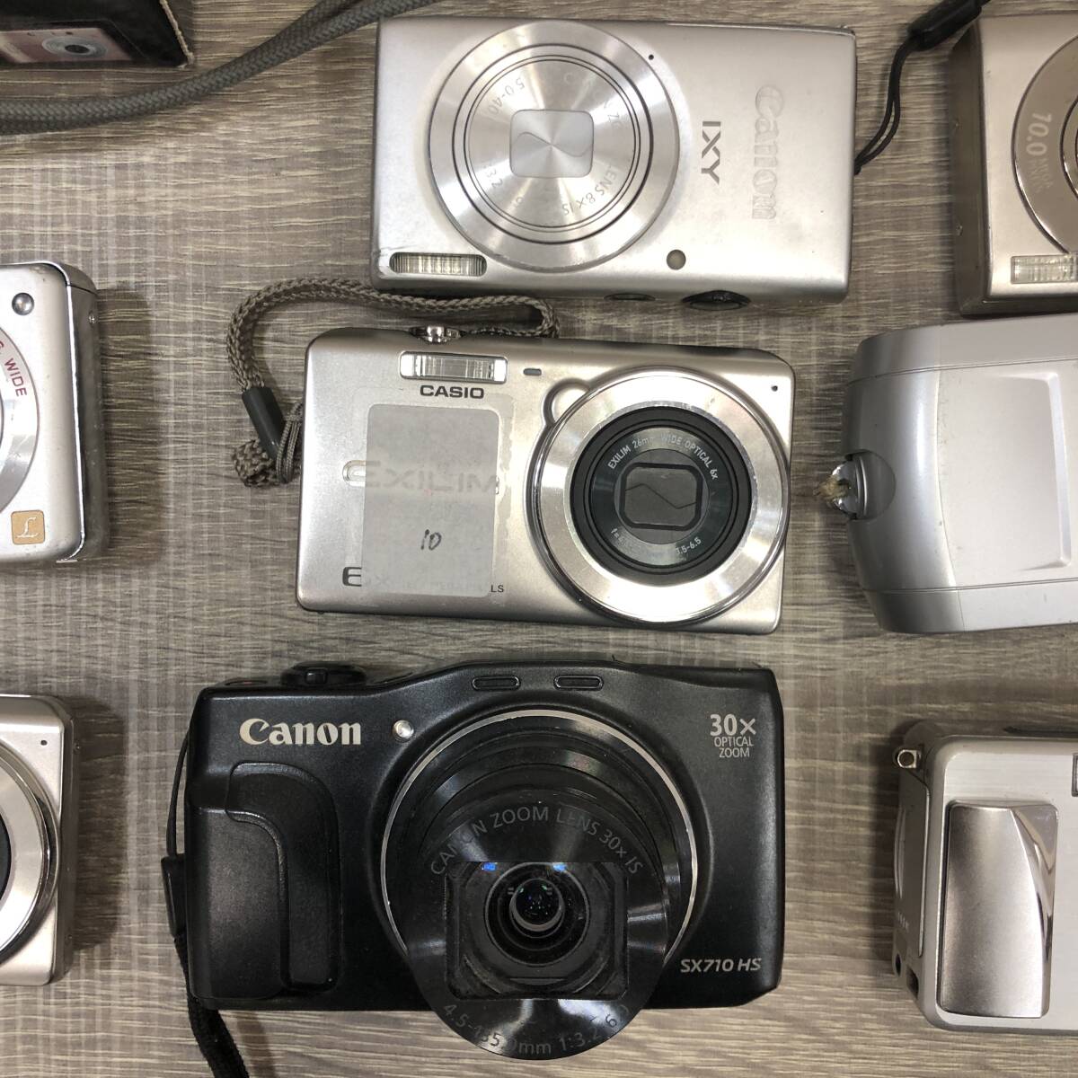  Junk digital camera summarize 13 piece / compact digital camera / Canon / LUMIX / Ricoh / Casio / Nikon 