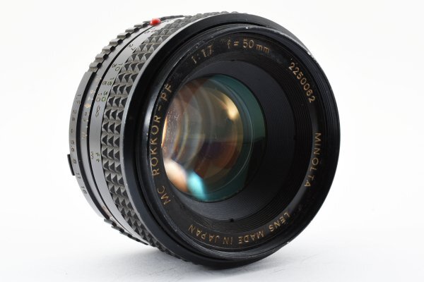 ADS3659★ 実用品 ★ ミノルタ MINOLTA MC ROKKOR-PF 50mm F1.7_画像3