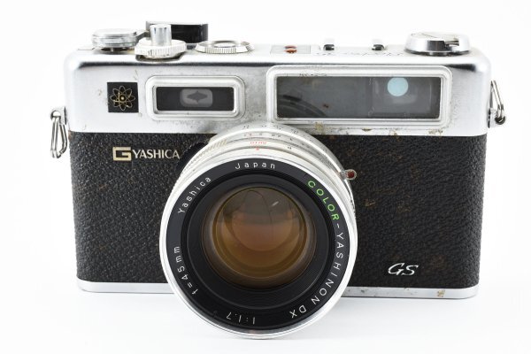 ADS3852★ 外観美品 ★ YASHICA (ヤシカ) Electro35 GS / COLOR YASHINON DX 45mm F1.7_画像3