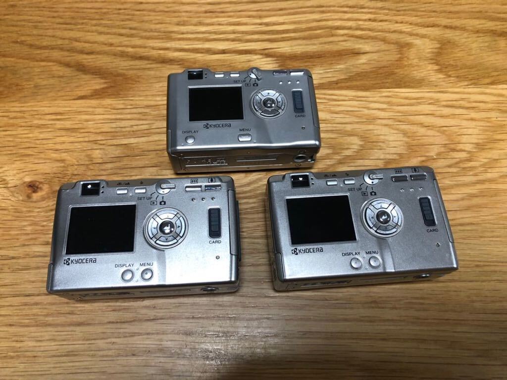 Kyocera ◆京セラ Finecam S3x S3 コンパクトデジタルカメラ◆ジャンク バッテリー付きの画像4