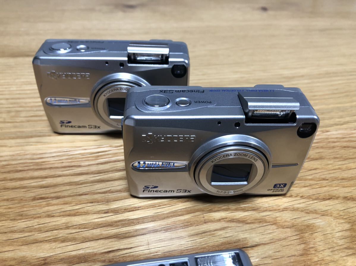 Kyocera ◆京セラ Finecam S3x S3 コンパクトデジタルカメラ◆ジャンク バッテリー付きの画像5