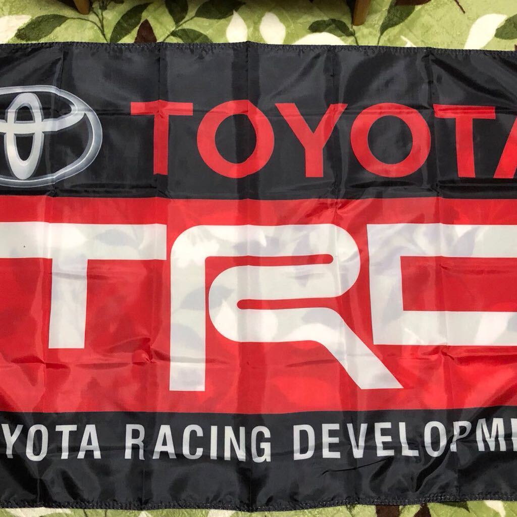 TRD トヨタ タペストリー バナー 特大フラッグ ガレージ装飾 90cm×150cm