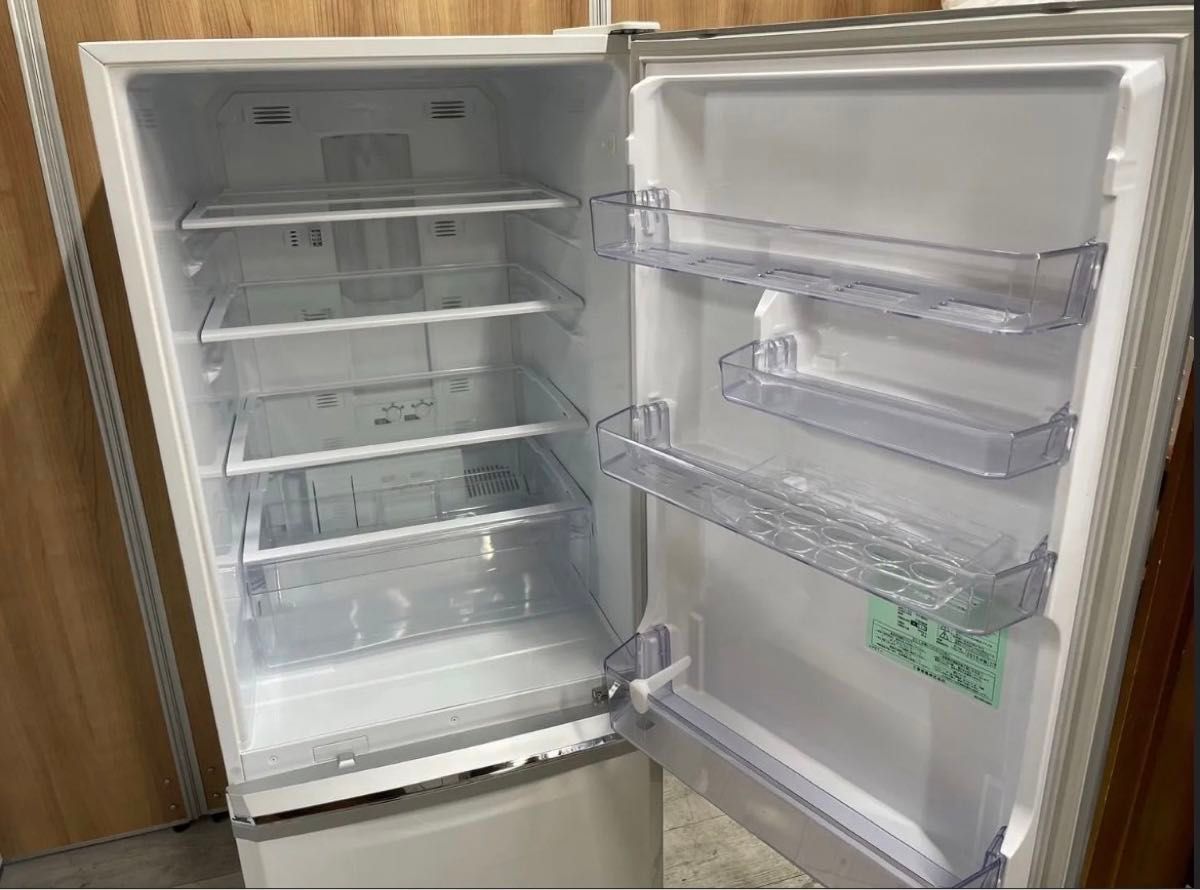 30日保証【中古】三菱ノンフロン冷蔵冷凍庫 MR-D30X-W 298L 2015年製