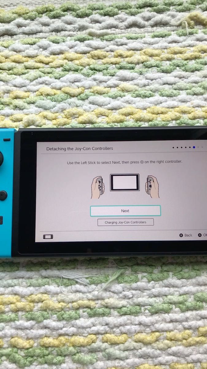 Nintendo Switch Joy-Con （L）ネオンブルー/（R）ネオンレッド 新モデル ソフト2本オマケ付き