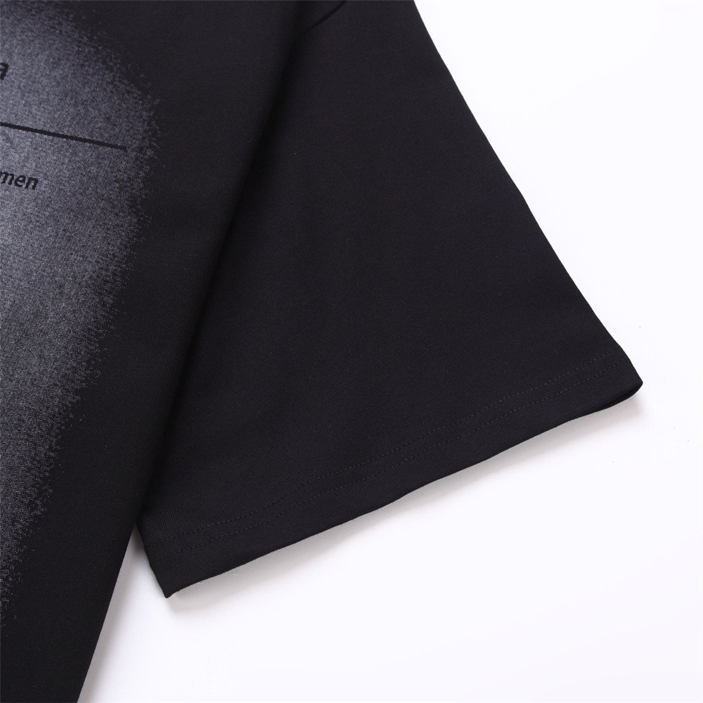 メゾンマルジェラ Maison Margiela 半袖 tシャツ 黒 バックデザイン ファッション メンズ レディース T-Shirt コットン素材 50サイズの画像6