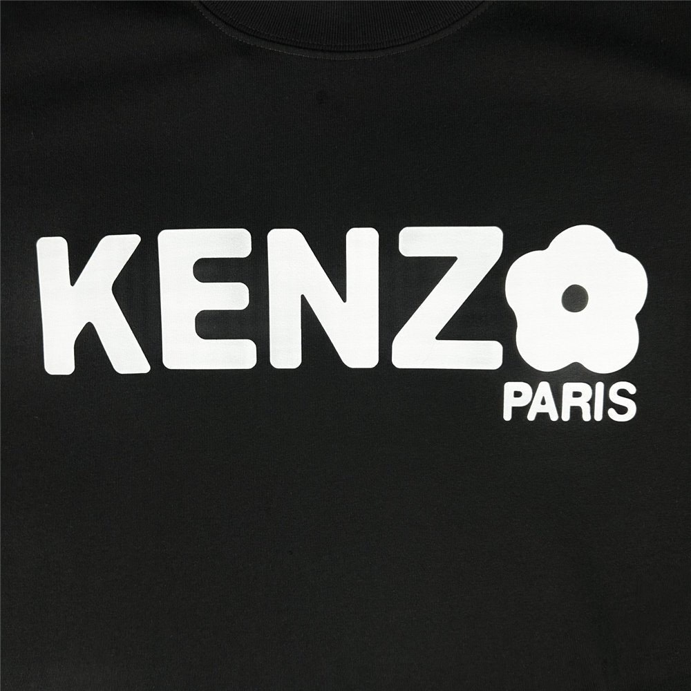 KENZO （ケンゾー） Logo Printed T-Shirt 半袖Tシャツ ホワイト 花柄 おしゃれ カットソー トップス Lサイズ_画像3