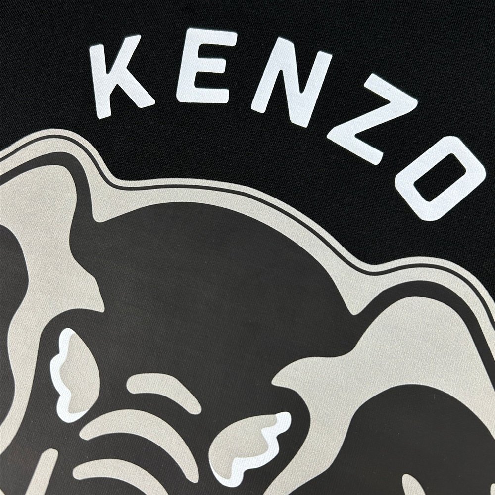 KENZO エレファント ロゴ Tシャツ 半袖 ブラック ケンゾー トップス ユニセックス Lサイズ_画像4
