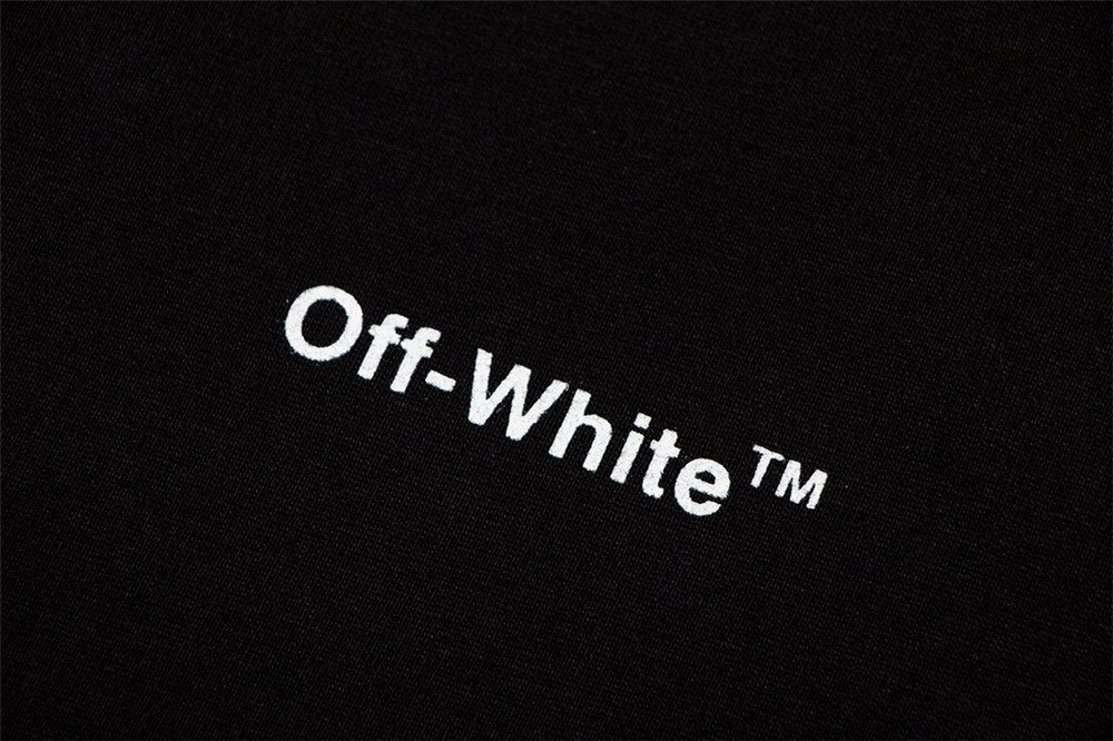 OFF-WHITE オフホワイト 黒 半袖 tシャツ ARROW ユニセックス 夏 トップス コットン 半袖シャツ Lサイズ_画像6