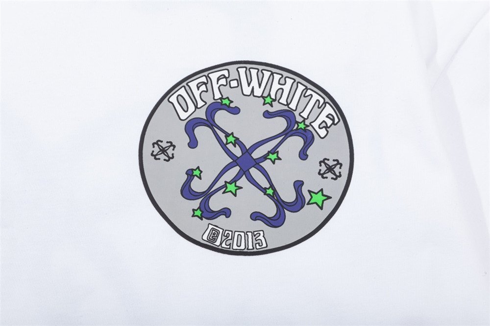 OFF-WHITE オフホワイト 白 半袖 tシャツ ユニセックス コットン カットソー 夏 トップス Lサイズ_画像6