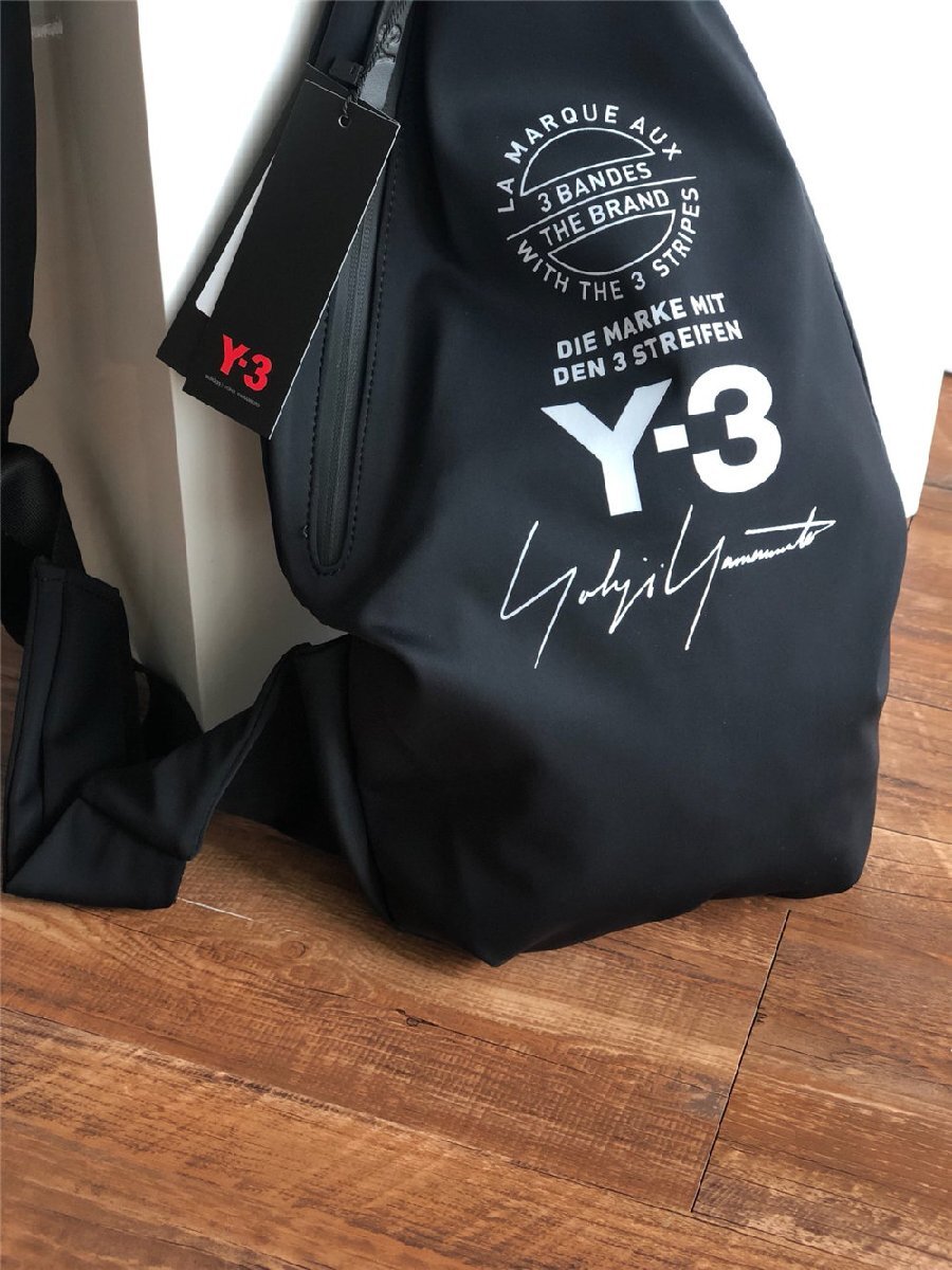 Y-3(ワイスリー) 肩掛けバッグ 黒 ロゴ ショルダーバッグ スポーツ 鞄 ユニセックス_画像3