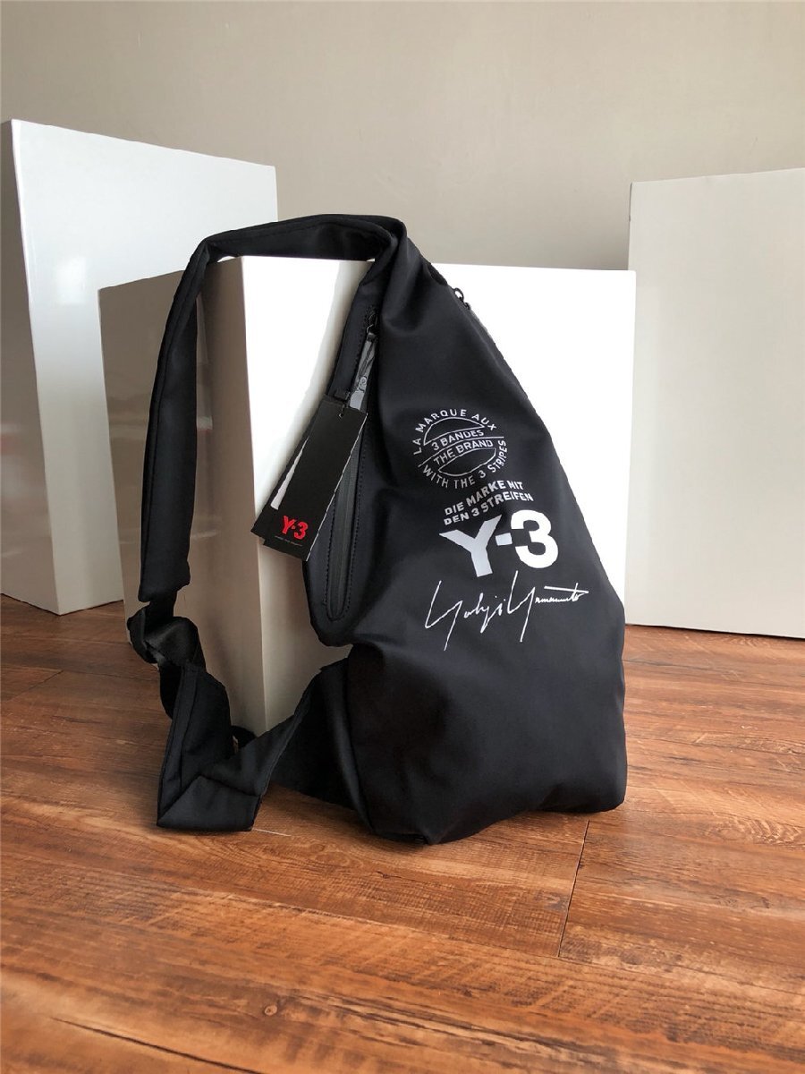 Y-3(ワイスリー) 肩掛けバッグ 黒 ロゴ ショルダーバッグ スポーツ 鞄 ユニセックス_画像1