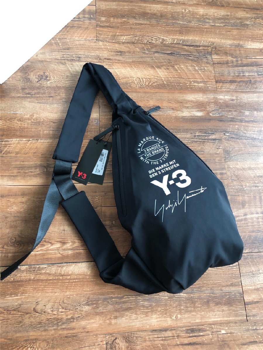 Y-3(ワイスリー) 肩掛けバッグ 黒 ロゴ ショルダーバッグ スポーツ 鞄 ユニセックス_画像7