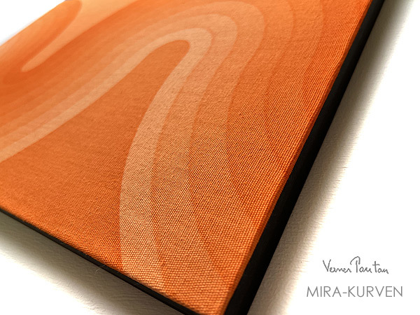 1969年発表！Verner Panton 綺麗なオレンジカラー MIRA-KURVEN パントン 希少なMIRA-X製 50年以上前のオリジナル CassinaやB&Bにもおすすめ_画像6