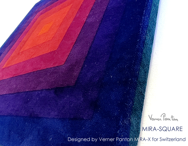 スーパーレア!MIRA-SQUARE ベルベット マルチ Verner Panton スーパーレア!MIRA-SQUARE ベルベット マルチ Verner Panton