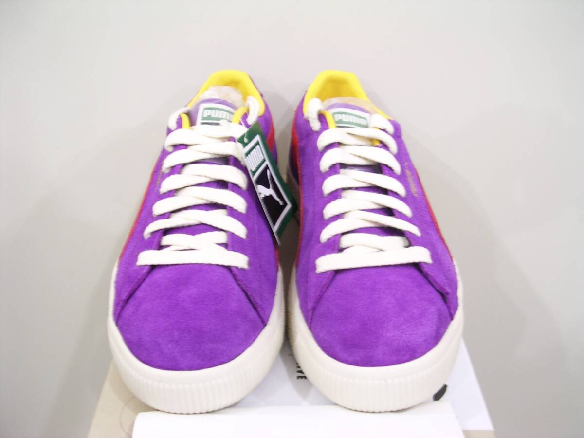 新品 PUMA SUEDE VTG 紫赤 US9.5 27.5cm プーマ スエード ビンテージ 定価12100円 #374921-23 パープルXレッド クライド CLYDE_画像5