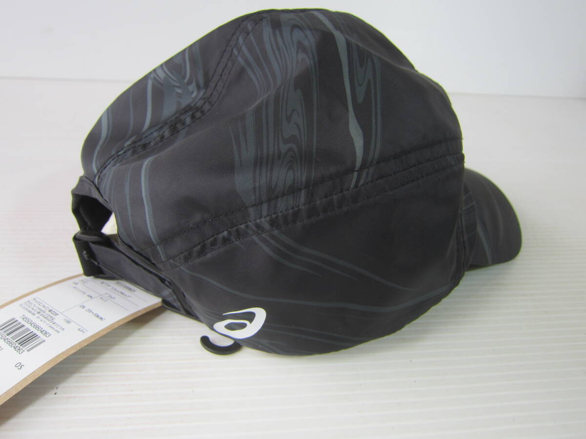  new goods * Asics asics cap free hat black black camouflage running jo silver g walking sport Golf tennis / M visor L