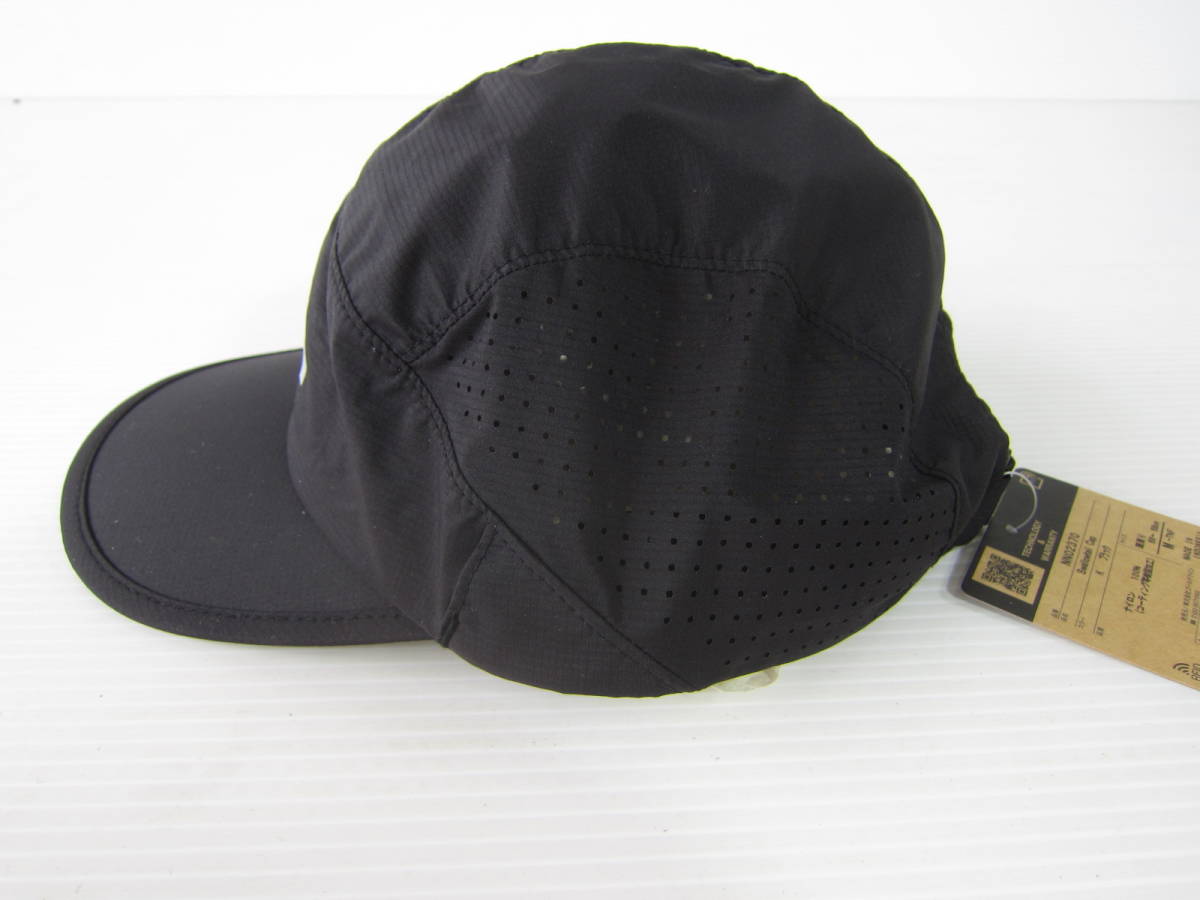 新品◆ノースフェイスTHE NORTH FACE キャップ帽子 Swallowtail Cap L 黒ブラック UVカット日除けジョギング ランニング ゴルフ/バイザーM_画像3