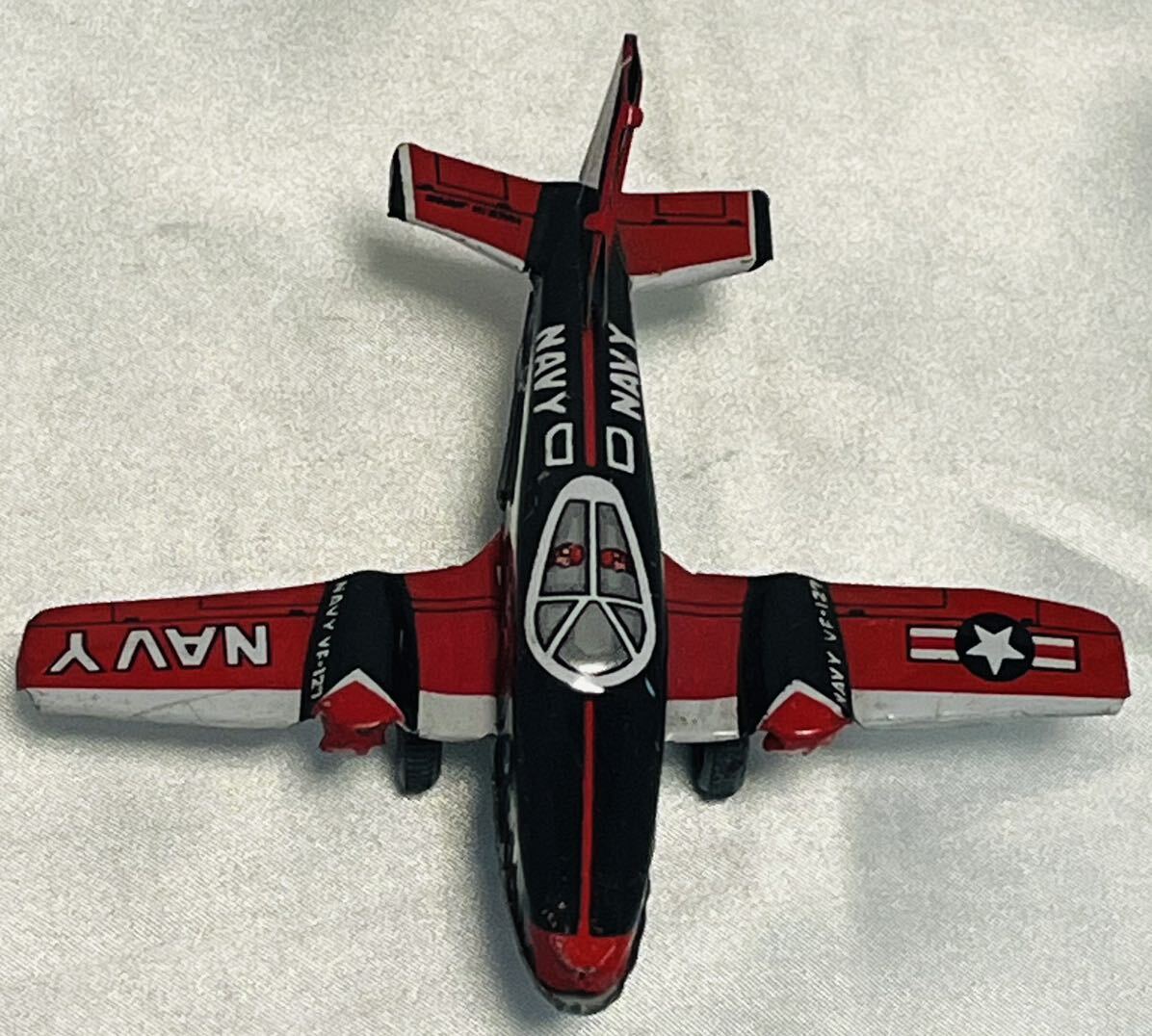 ★当時物　ブリキ　飛行機　NAVY VF-127 209 おもちゃ　日本製　昭和レトロ　ヴィンテージ　玩具_画像3
