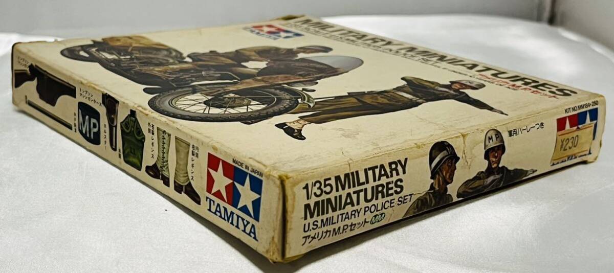 * that time thing unassembly Tamiya 1/35 MM series No.084 America MP set ( army for Harley attaching ) Showa Retro plastic model Tamiya model toy 