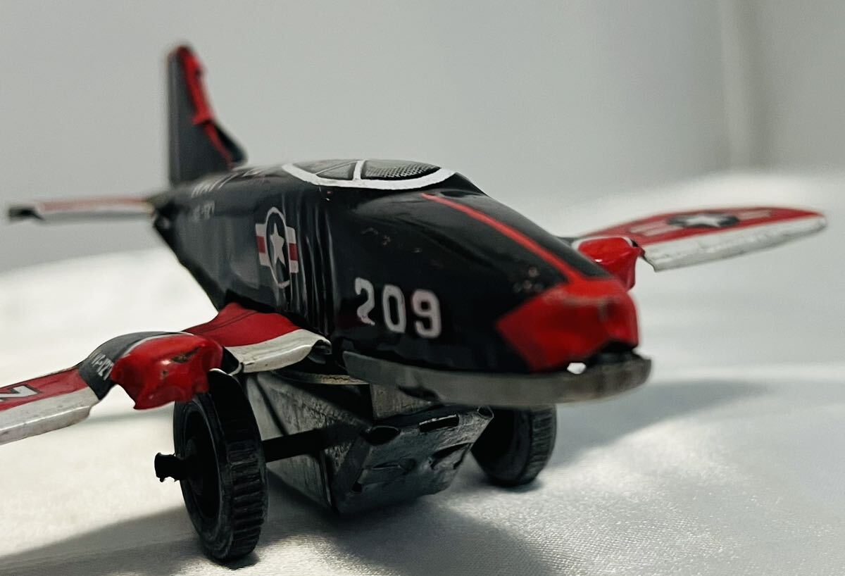 ★当時物　ブリキ　飛行機　NAVY VF-127 209 おもちゃ　日本製　昭和レトロ　ヴィンテージ　玩具_画像9