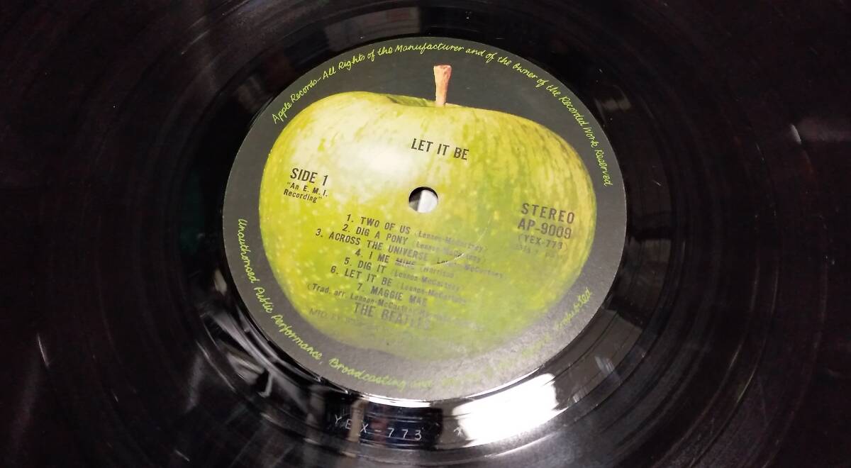 BEATLES/Let It Be・米盤LP 盤はAP9009の画像3